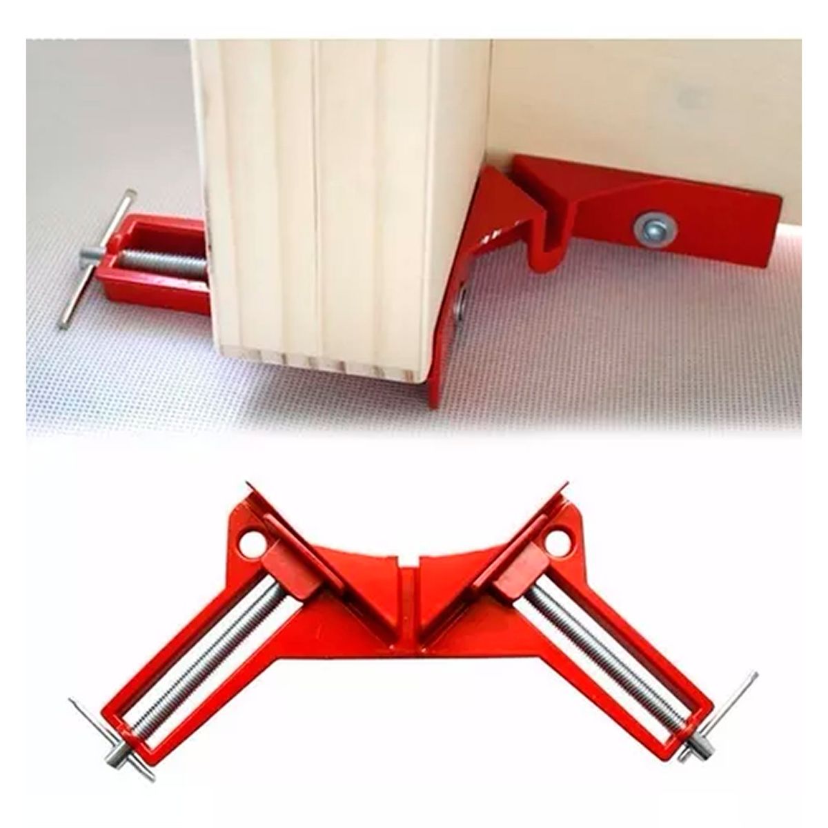 OFERTABKN - Pack 8 Prensas Esquinera Escuadra Sargento Para Unir Madera.