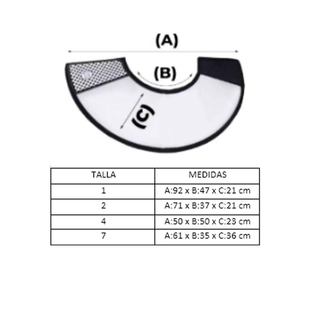 GENERICO - Collar Isabelino Para Mascotas Perros Y Gatos - Talla L