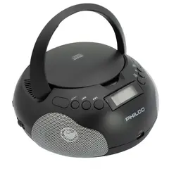 PHILCO - Radio Portátil Boombox Stereo Sound Bluetooth cd mp3 PJB1007B