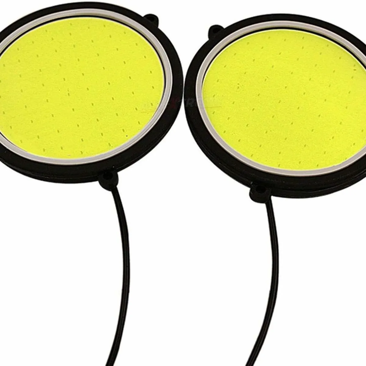 GENERICO - X2 Neblinero Luz Led Blanco Redondo Foco Auto