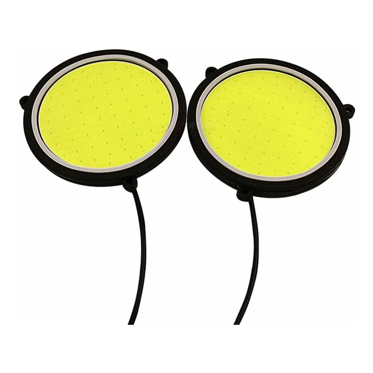 GENERICO - X2 Neblinero Luz Led Blanco Redondo Foco Auto