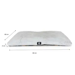 GENERICO - Cama Mascota Perro Gato Colchon Anti Estres 60x40cm Talla S