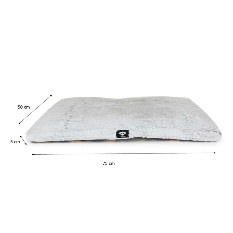 GENERICO - Cama Mascota Perro Gato Colchon Anti Estres 75x50cm Talla M