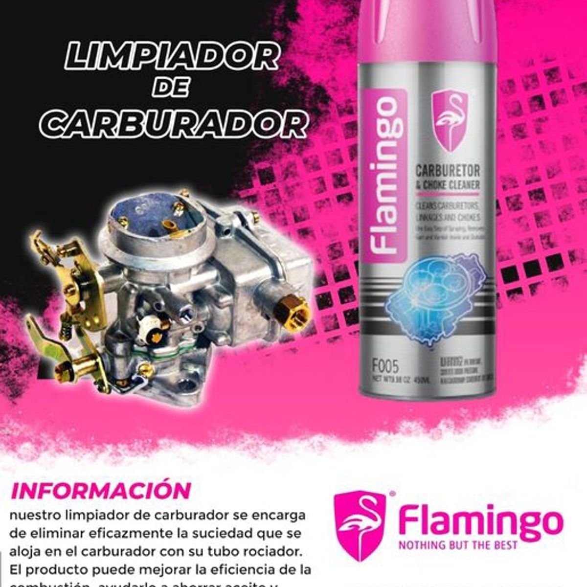 FLAMINGOS - Limpia Carburador 450ml Flamingochile