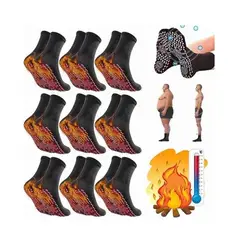 EVERSO - 9 Pares De Calcetines Hipertermia Adelgazantes De Turmalina