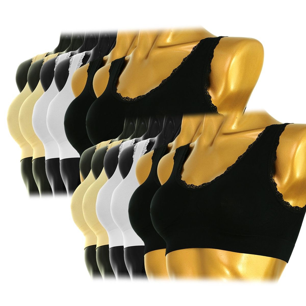 GIOVACCHINO - Pack de 12 Peto Seamless