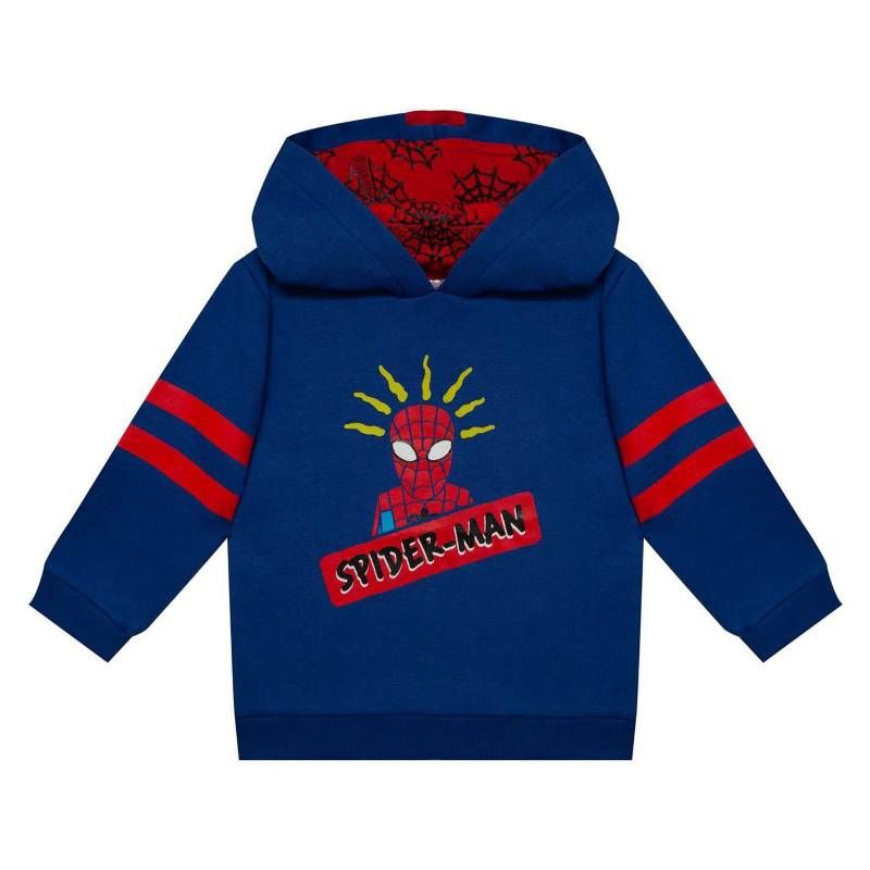 MARVEL - Poleron Spiderman baby con gorro