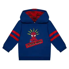 MARVEL - Poleron Spiderman baby con gorro