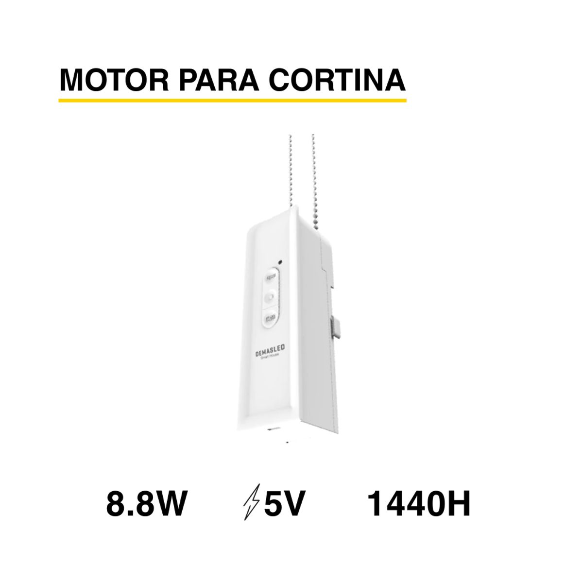 DEMASLED - Motor Cortina Persiana Inteligente Wifi Smart Life Demasled