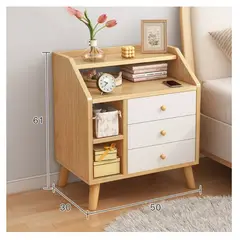 HOMER DESIGN - Velador 2 Niveles Con Cajones 50*30*61 20230206