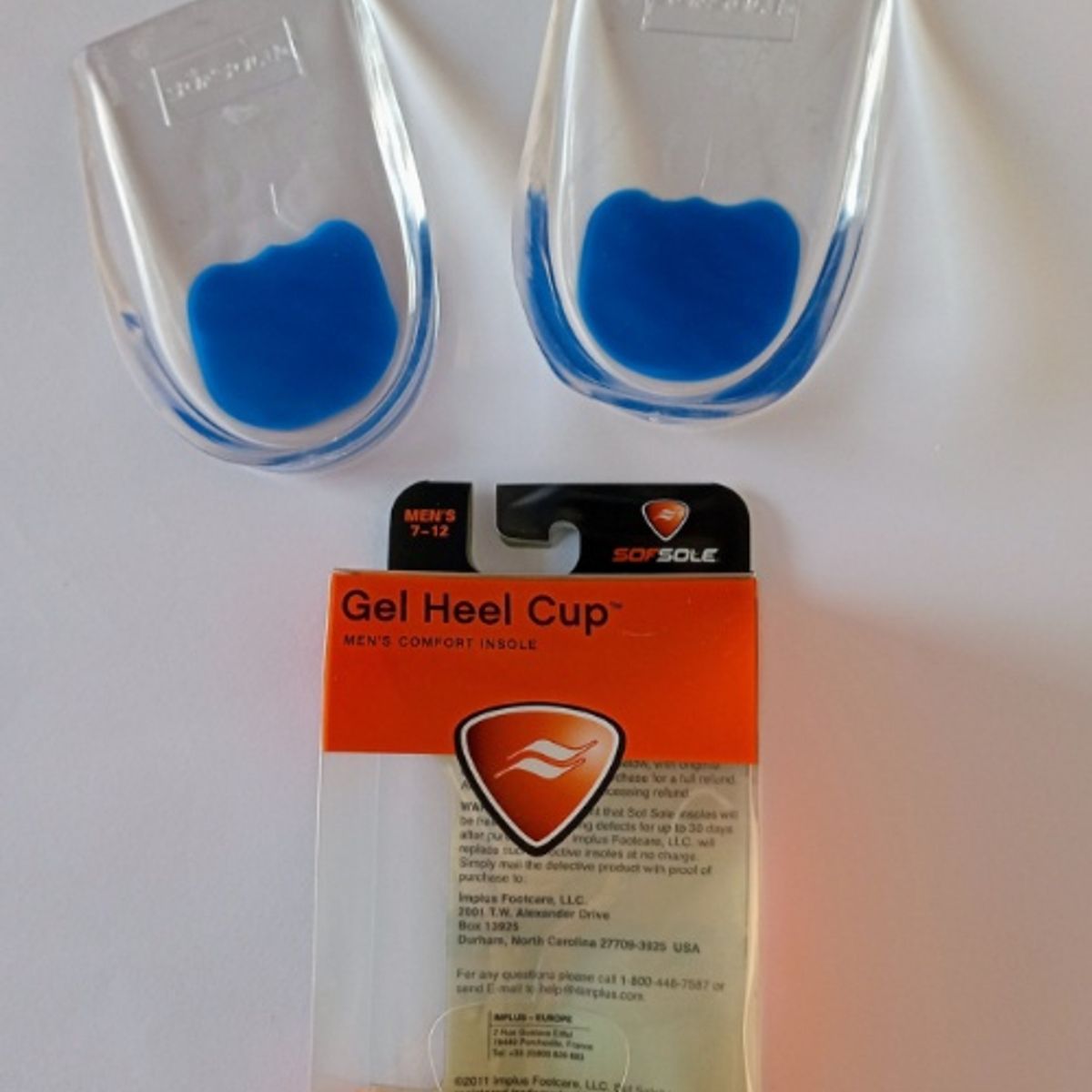 GENERICO - Talonera de silicona para hombre