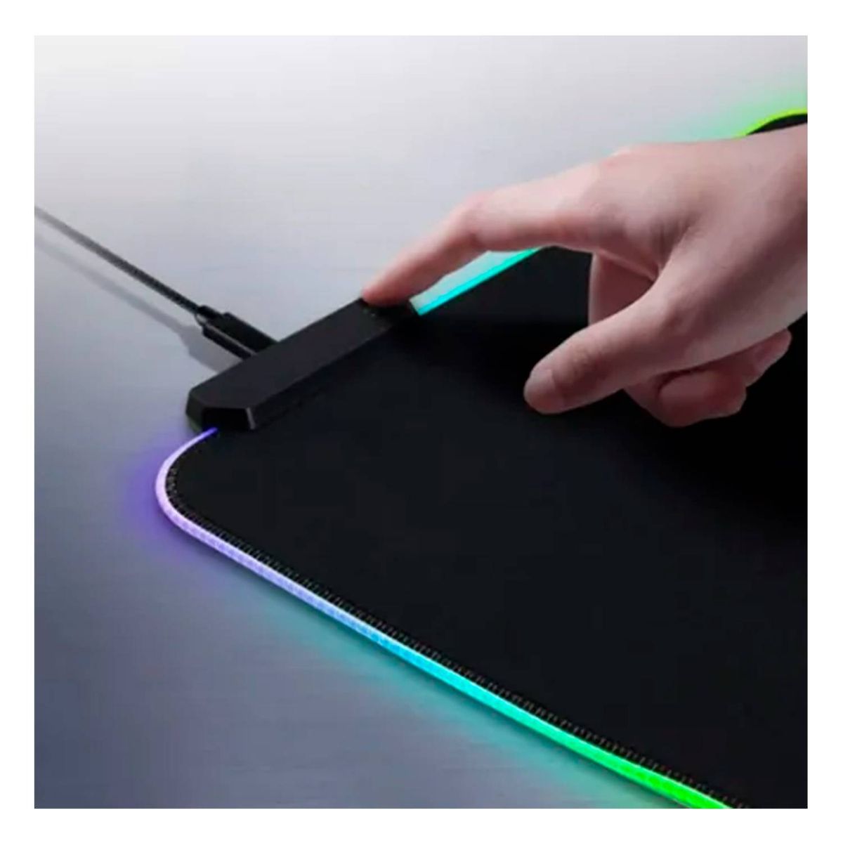 GENERICO - Mousepad Xl Rgb Led Gamer 80x30 4mm…