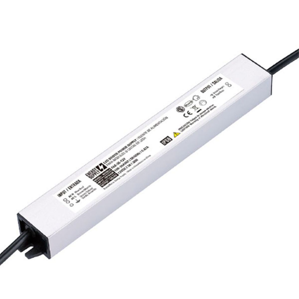 DEMASLED - Fuente De Alimentación Switching 12v 3a 36w Exterior Ip67
