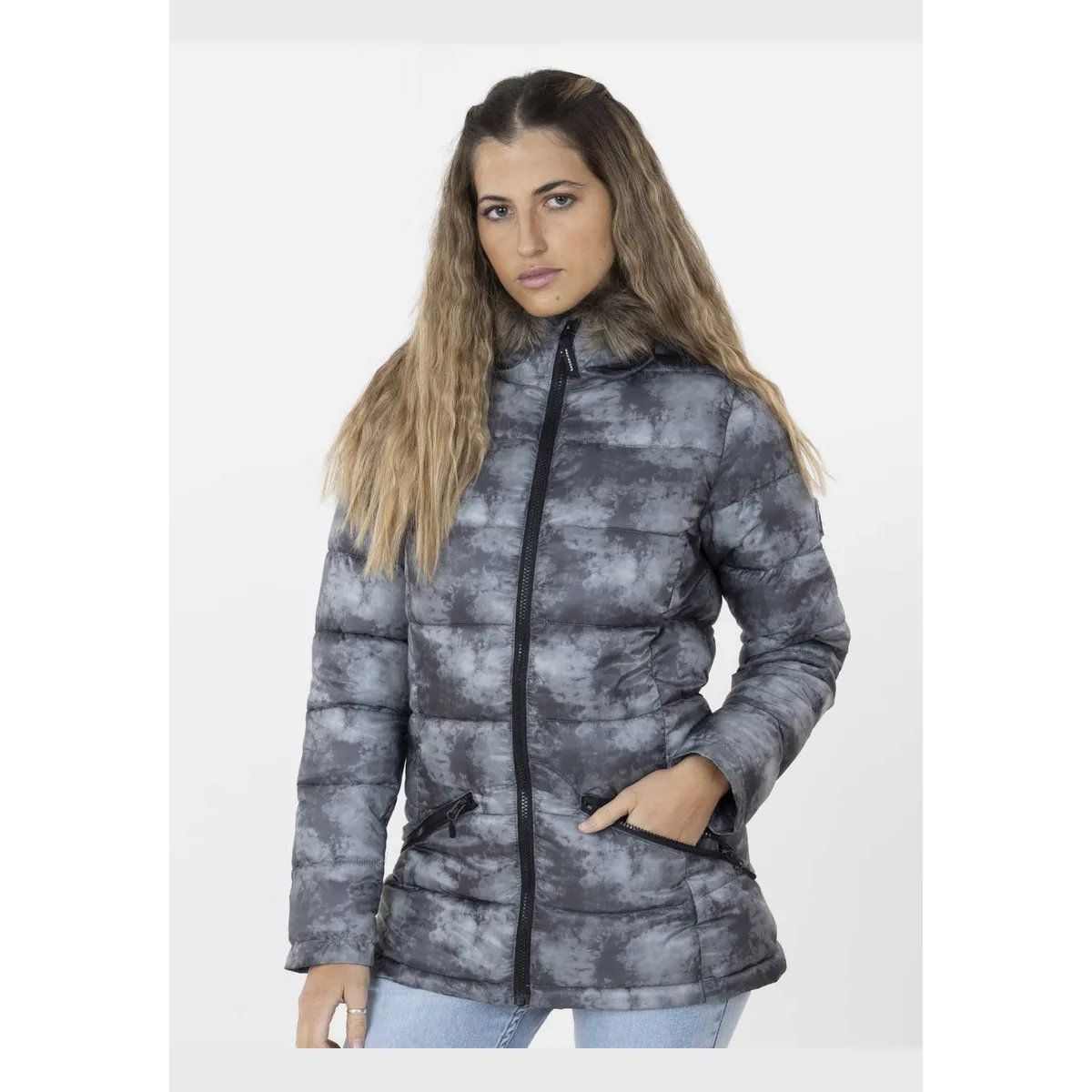 MAUI AND SONS - Parka Tie Dye Mujer Multicolor Maui and Sons