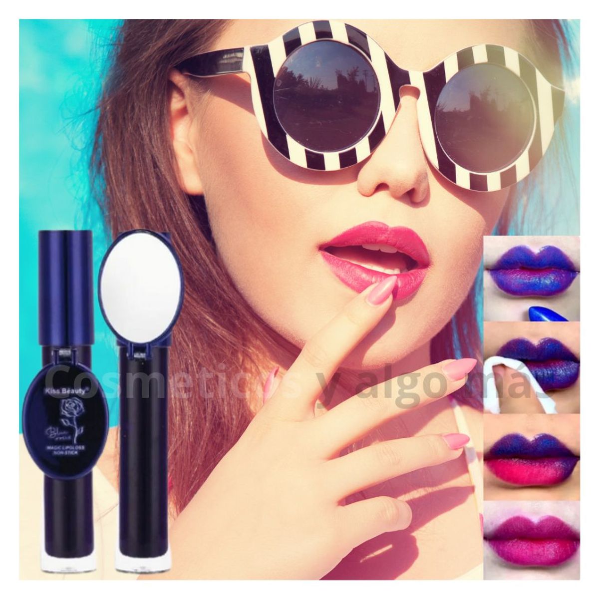 GENERICO - LABIAL MAGICO AZUL QUE CAMBIA CON TU PH