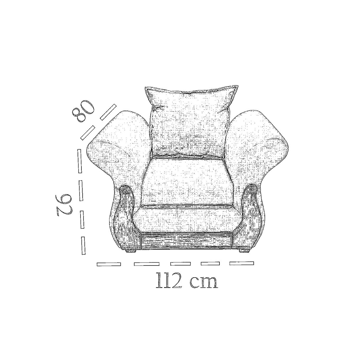 RUZAM MOBEL - JUEGO DE LIVING 3-1-1 TOKIO MARENGO LINO