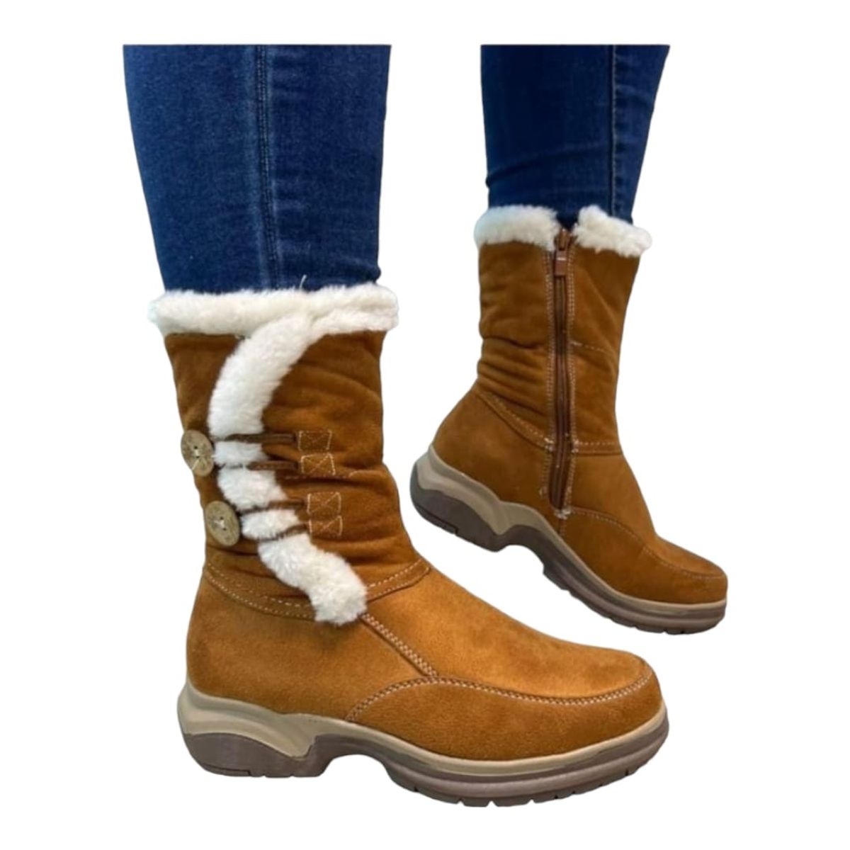 GENERICO - Bota corta de mujer horma normal