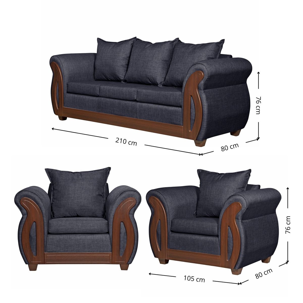 RUZAM MOBEL - LIVING 3-1-1 ISIDORA MARENGO LINO