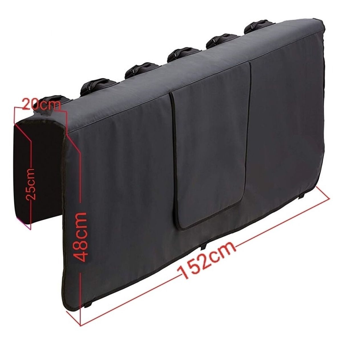 MOMO - Porta Bicicleta Momo Camioneta Pickup Cubre Portalón 6 Bicis