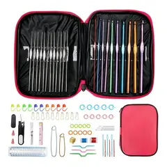 GENERICO - Set Crochet 100pcs Accesorios Ganchillo Amigurumi Tejer Diy