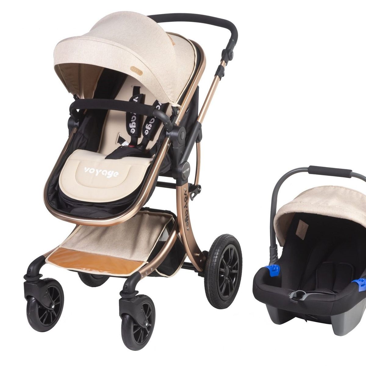 VOYAGE - Coche Travel System Genova Brown