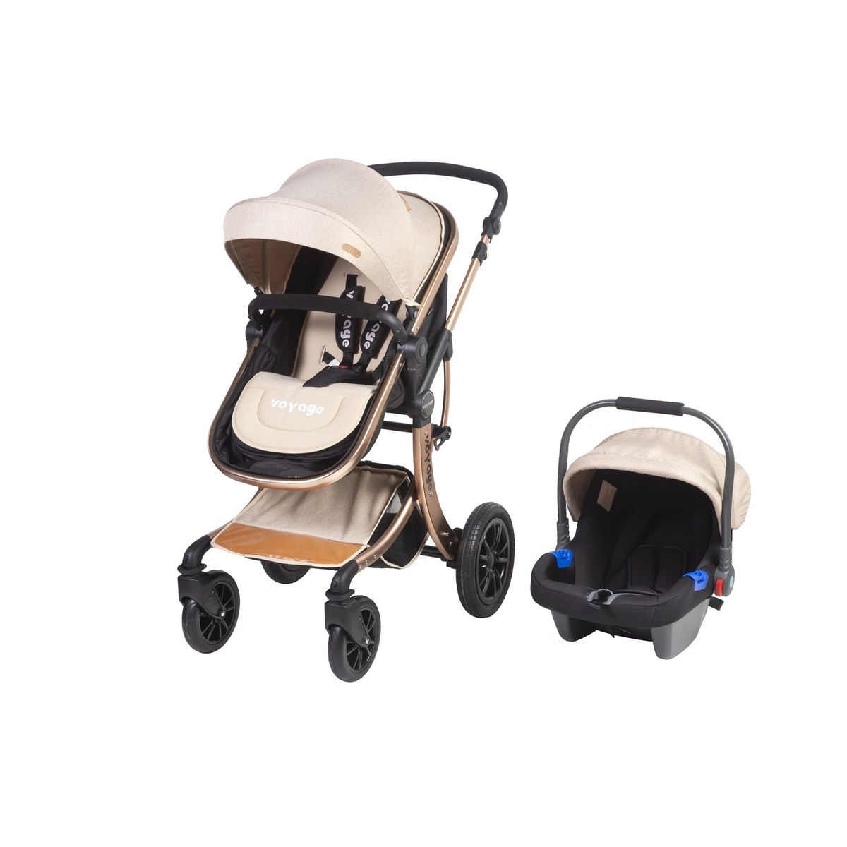 VOYAGE - Coche Travel System Genova Brown