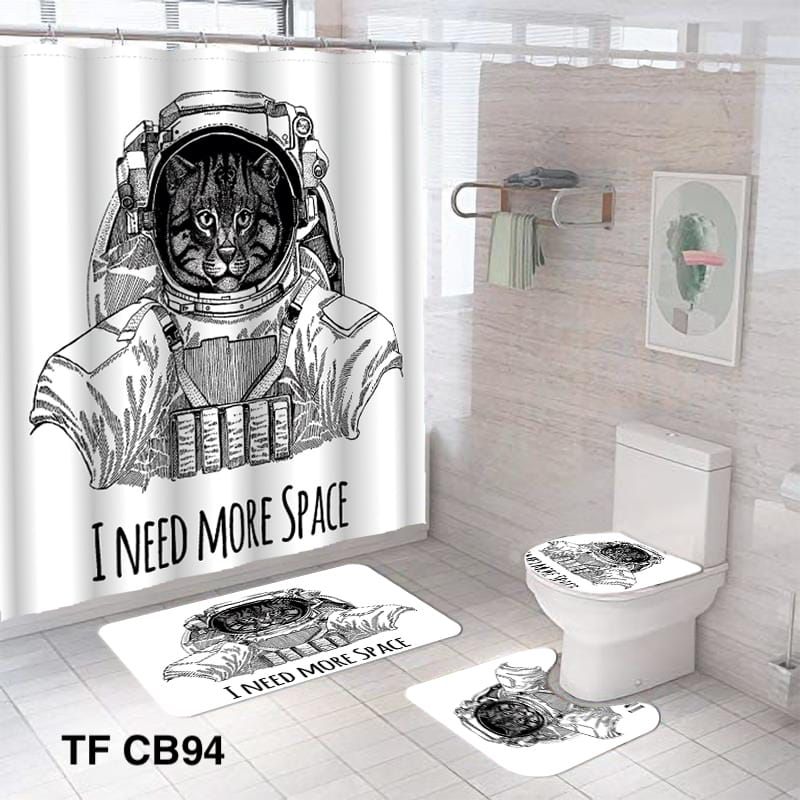 GENERICO - JUEGO DE SET DE BAÑO COMPLETO 4 PIEZAS