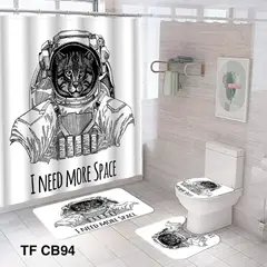 GENERICO - JUEGO DE SET DE BAÑO COMPLETO 4 PIEZAS
