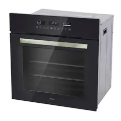GRONER - Horno Eléctrico Empotrable Gröner Black Touch Triple Vidrio 10F 59L