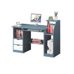 GENERICO - Escritorio para computador con gavetas azul