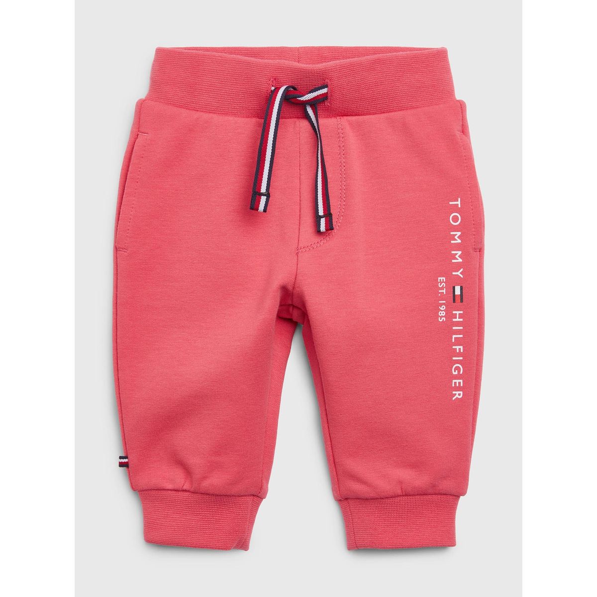 TOMMY HILFIGER - Joggers Essential Baby Logo Rosado Tommy Hilfiger