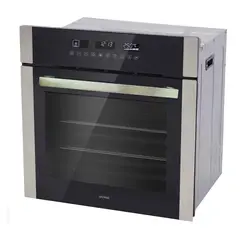 GRONER - Horno Eléctrico Empotrable Gröner Inox Touch Triple Vidrio 10F 59L