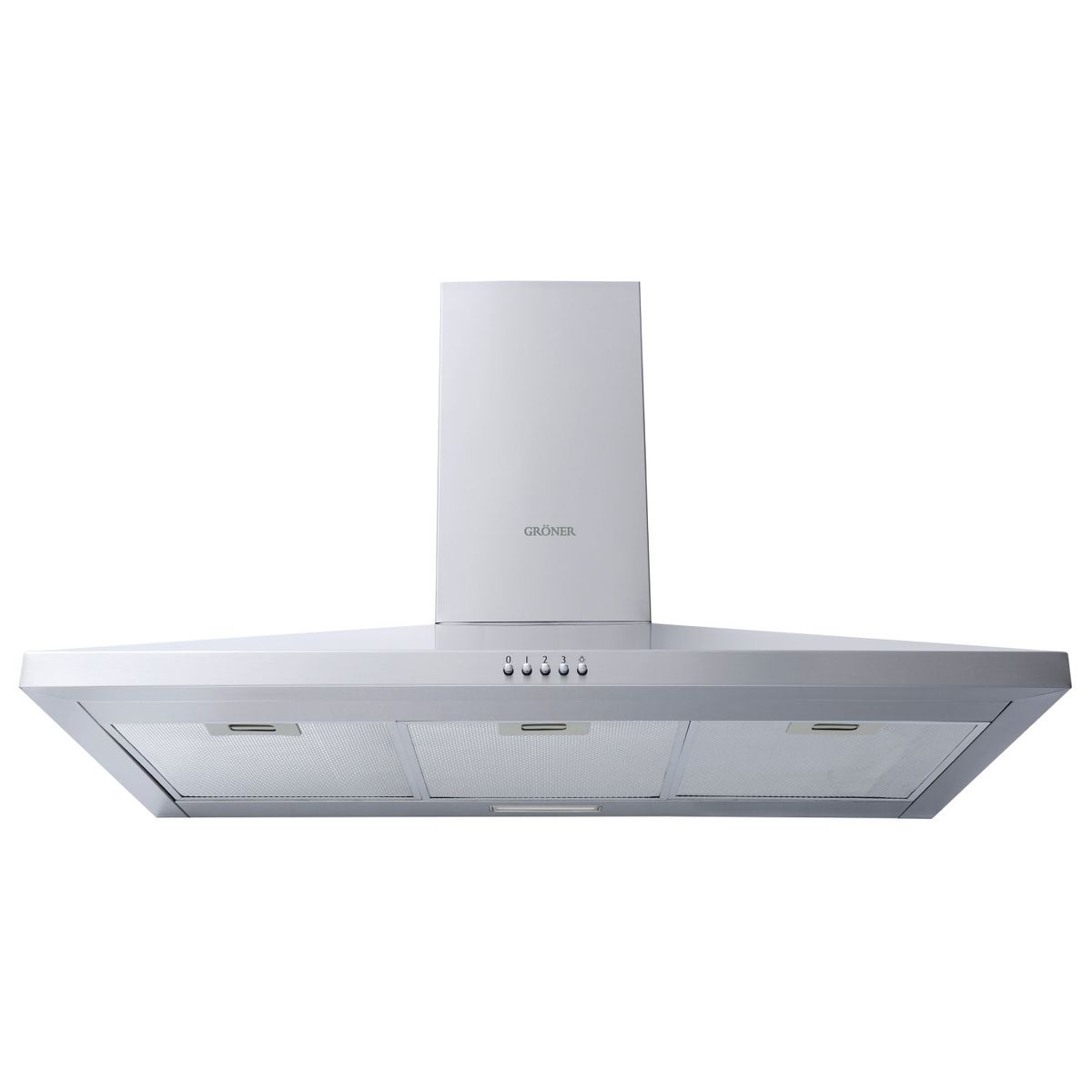 GRONER - Campana Piramidal Gröner Inox 90cm