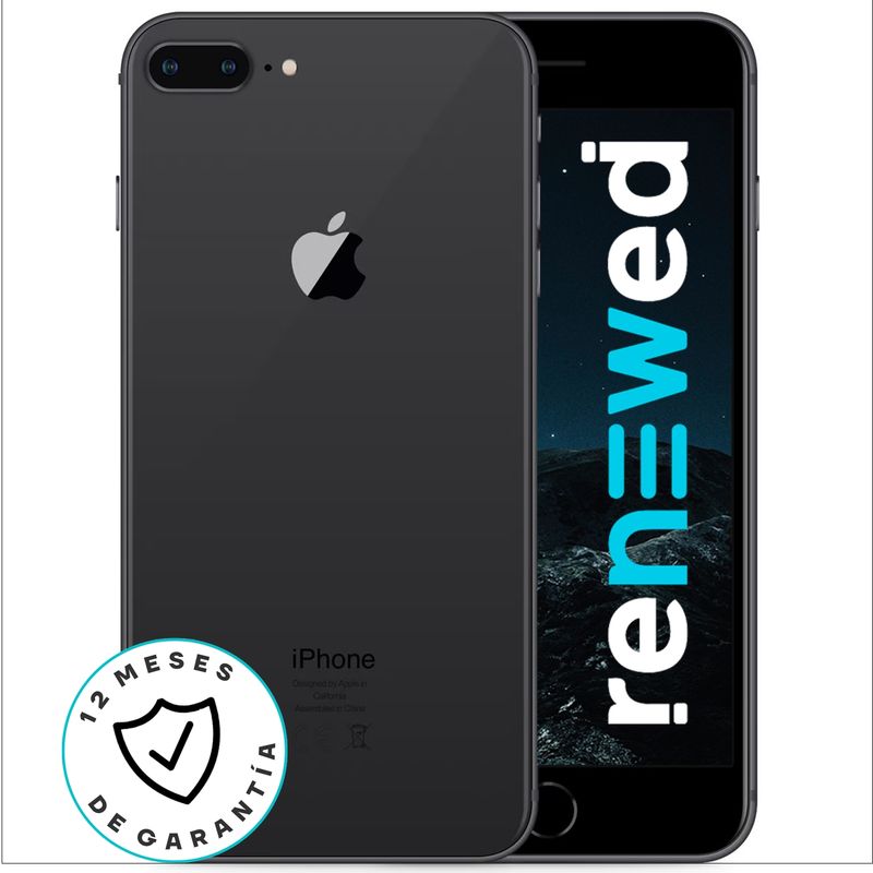 APPLE - iPhone 8 Plus 64 gb Gris - Reacondicionado