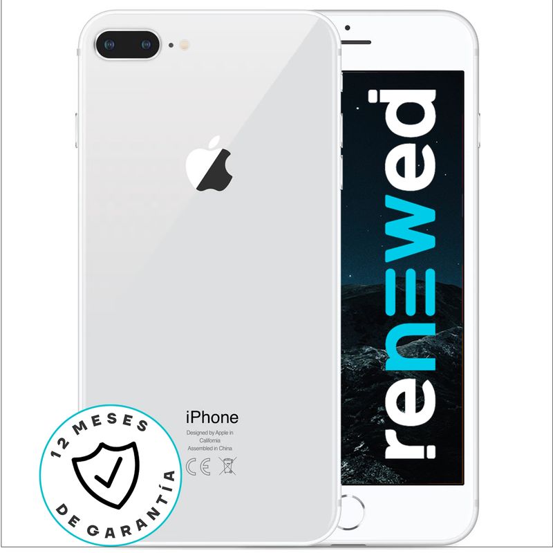 APPLE - iPhone 8 Plus 64 gb Plata - Reacondicionado
