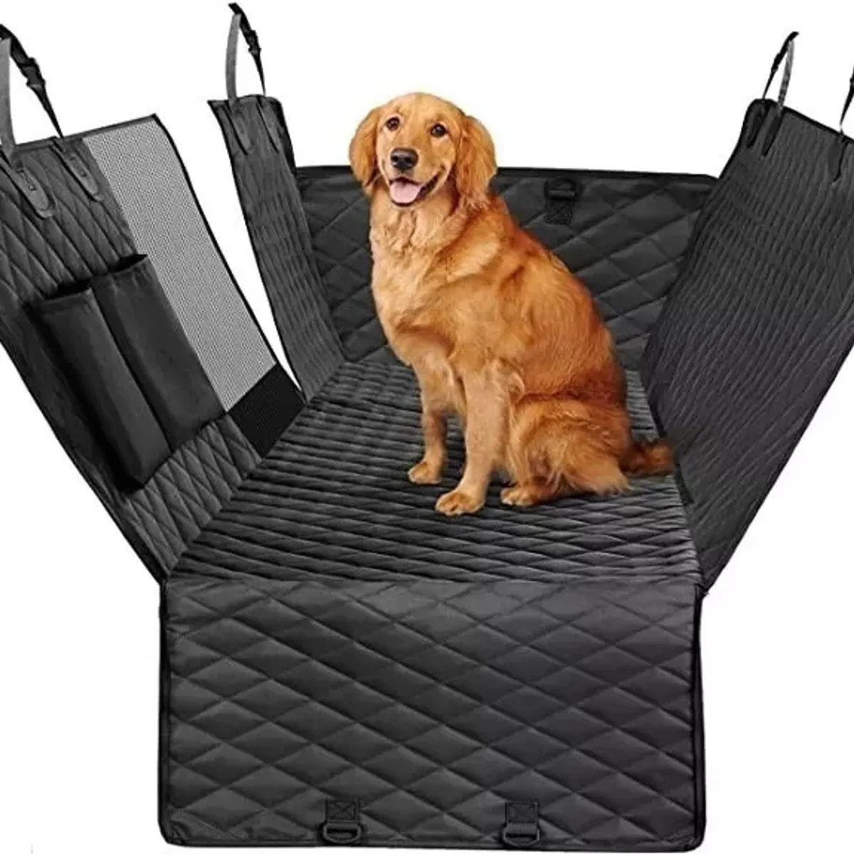 KUANGYE - Funda Impermeable Cubierto Cubre Asiento Mascota Auto Perro