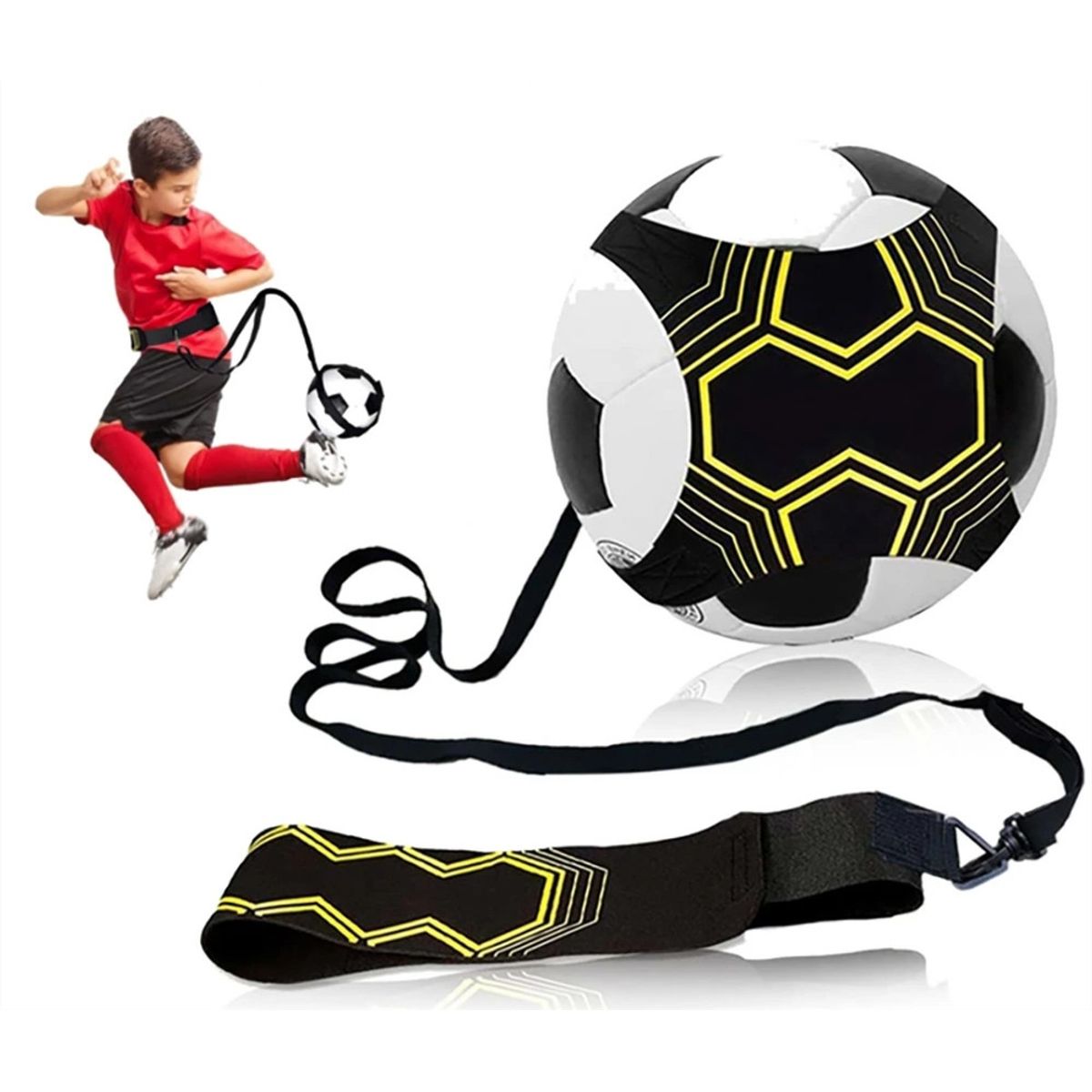 KUANGYE - Cinturón De Entrenamiento Con Balón De Fútbol Vóleibol