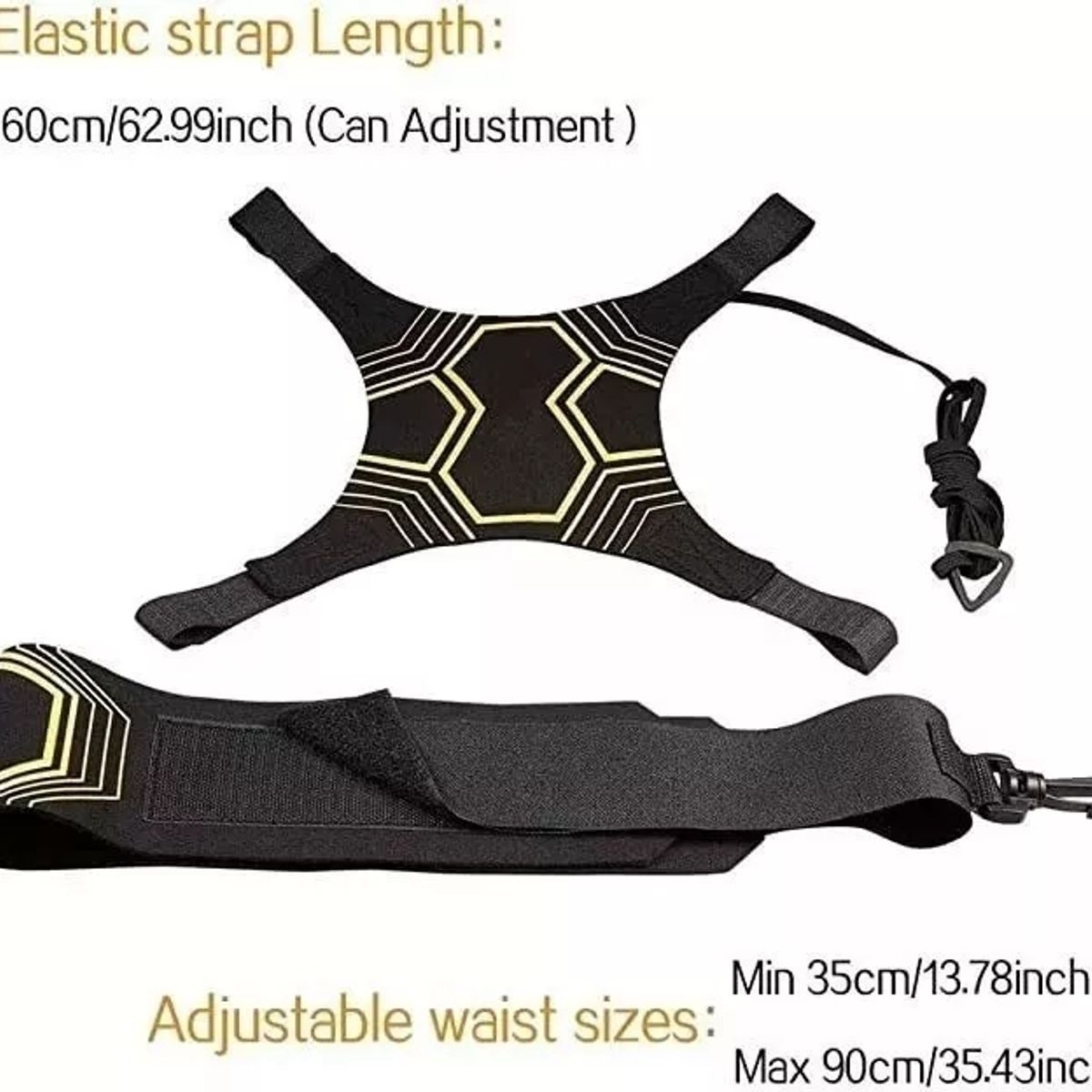 KUANGYE - Cinturón De Entrenamiento Con Balón De Fútbol Vóleibol
