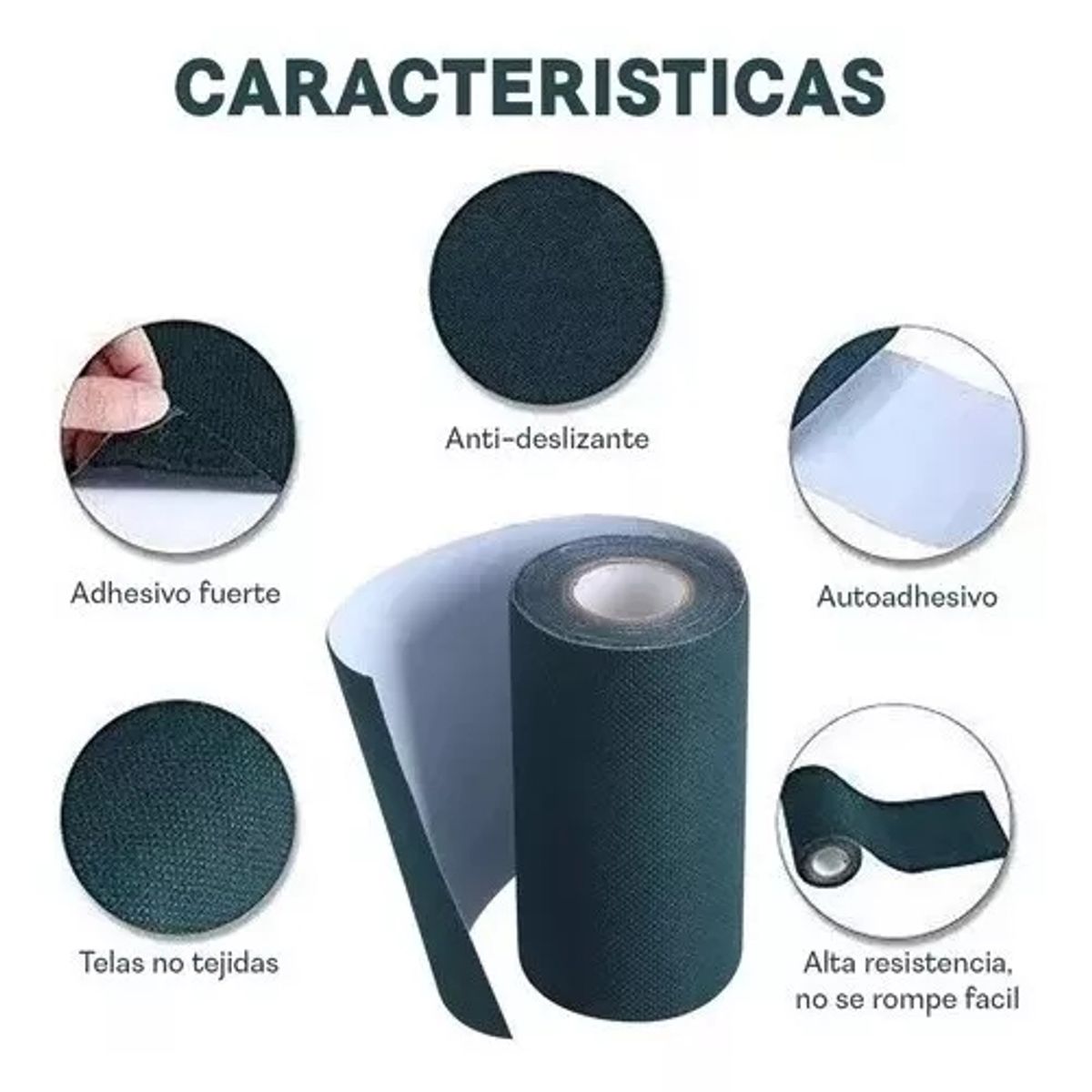 KUANGYE - Cintas Adhesivas Para Cespéd Artificial 15cm X 10 Metros