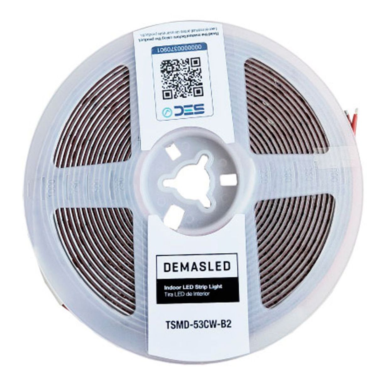 DEMASLED - Cinta Led Chip Smd2835 Tira 5m Luz Fría 24 Vdc 240 Leds/m