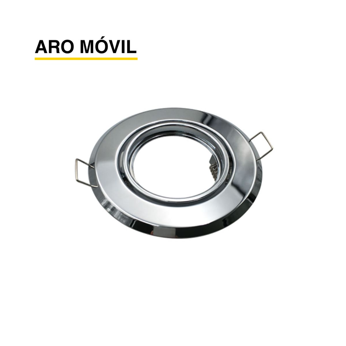 Aro Empotrable Móvil 9cm Corte 68cm Porta Gu10 No incluye Zócalo, marca DEMASLED - Foto 2