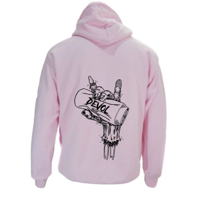 DEVOL COMPANY - Polerón Devol Beer Rosado Devol Logo Origin