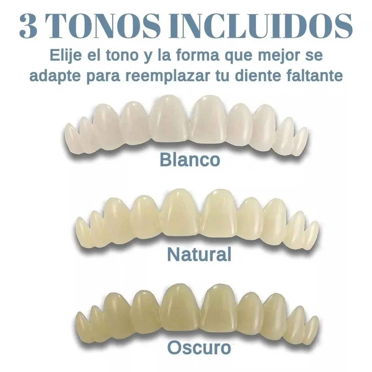 KUANGYE - Kit De Dientes Temporales Reparación Dental Dientes Postizos