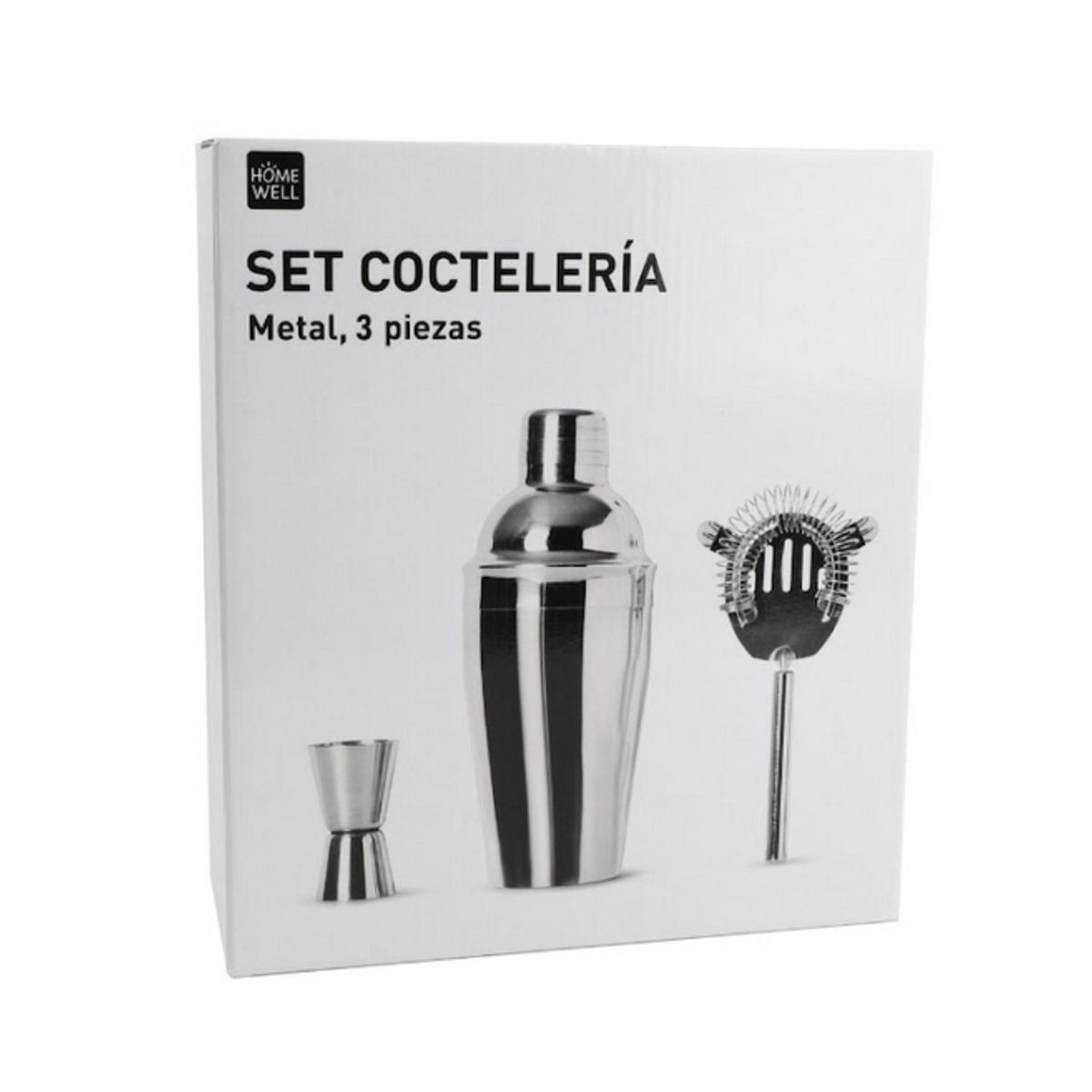 HOMEWELL - Coctelera Metal 23.5x25.5cm HOMEWELL