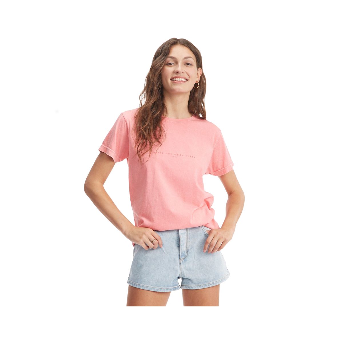 ROXY - Polera Roxy Paper Lines Mujer Strawberry Pink