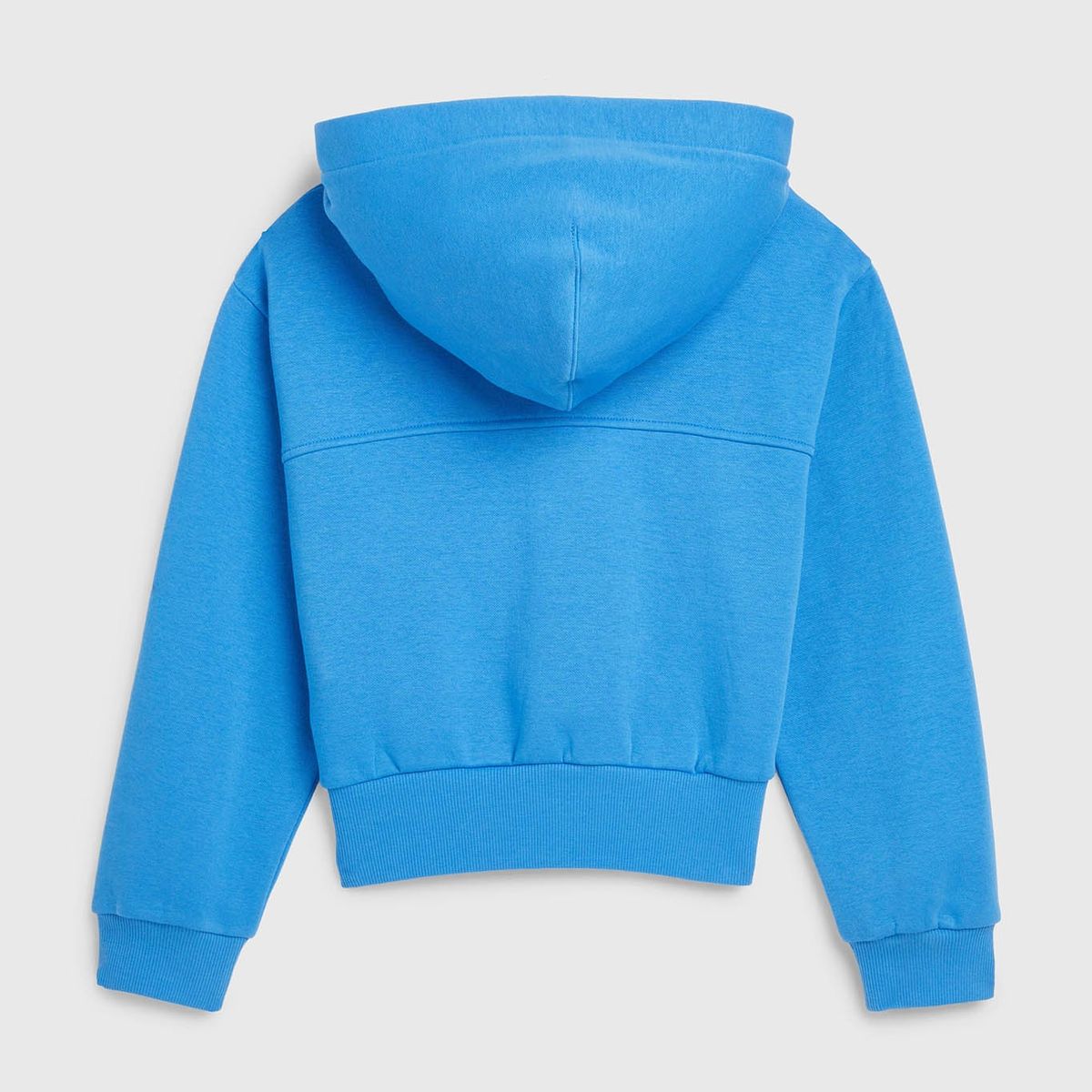 TOMMY HILFIGER - Polerón Hoodie Essential Con Logo Celeste Tommy Hilfiger