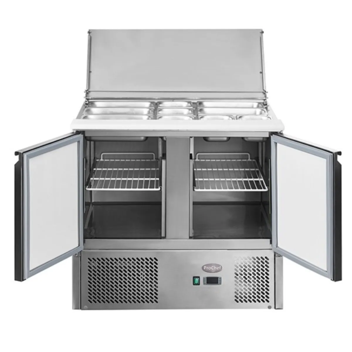 PROCHEF - Meson Refrigerado Saladette 90 Cm. 300 Lt. Ac.Inox ESL3800