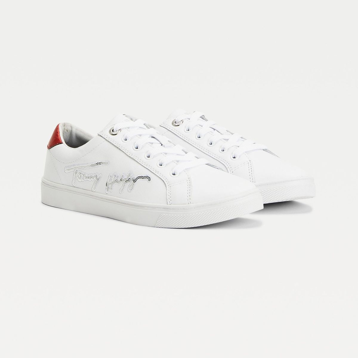 TOMMY HILFIGER - Zapatillas Essential Signature Blanco Tommy Hilfiger.---