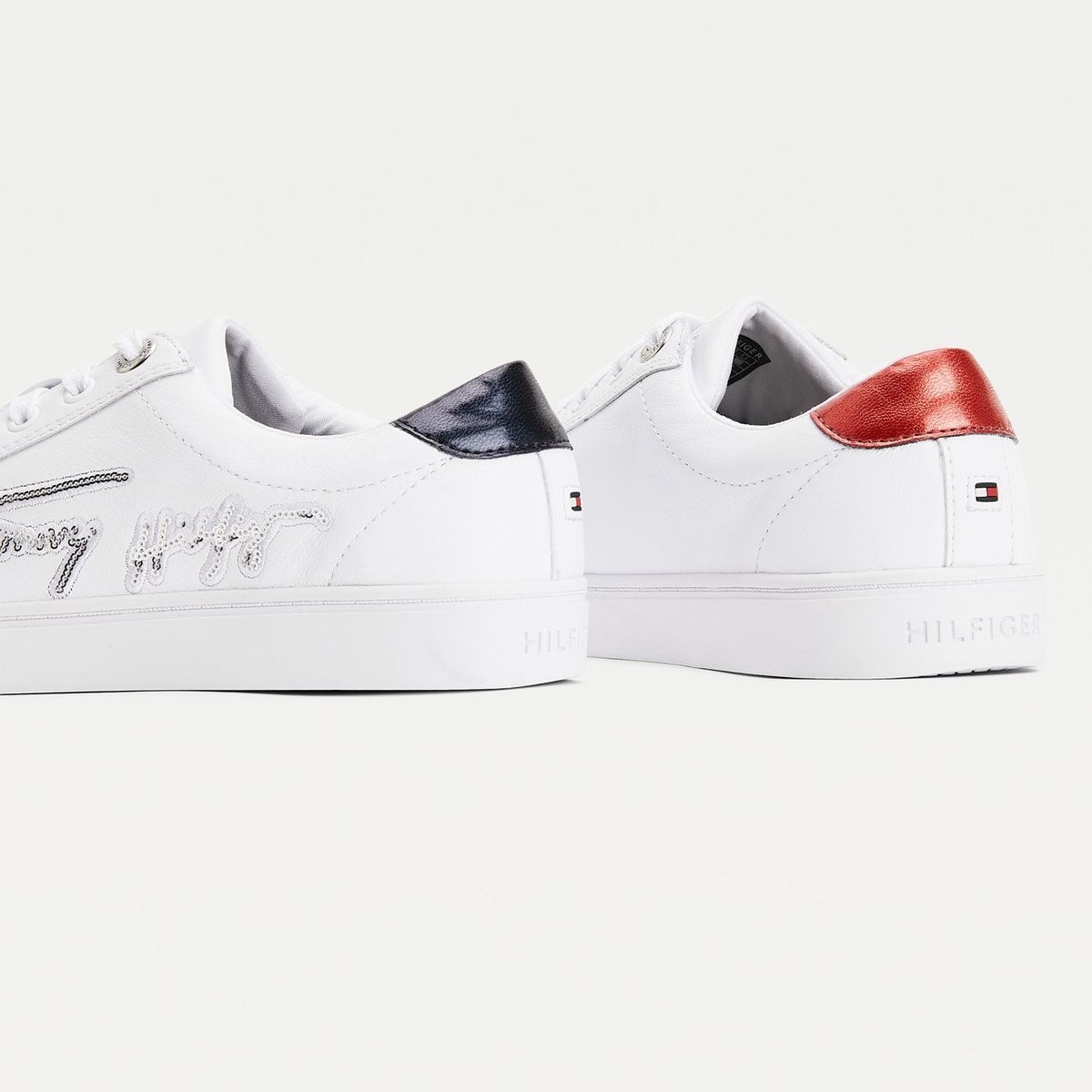 TOMMY HILFIGER - Zapatillas Essential Signature Blanco Tommy Hilfiger.---