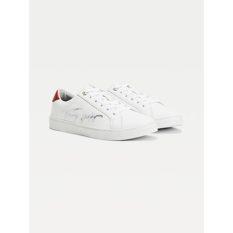 TOMMY HILFIGER - Zapatillas Essential Signature Blanco Tommy Hilfiger.---